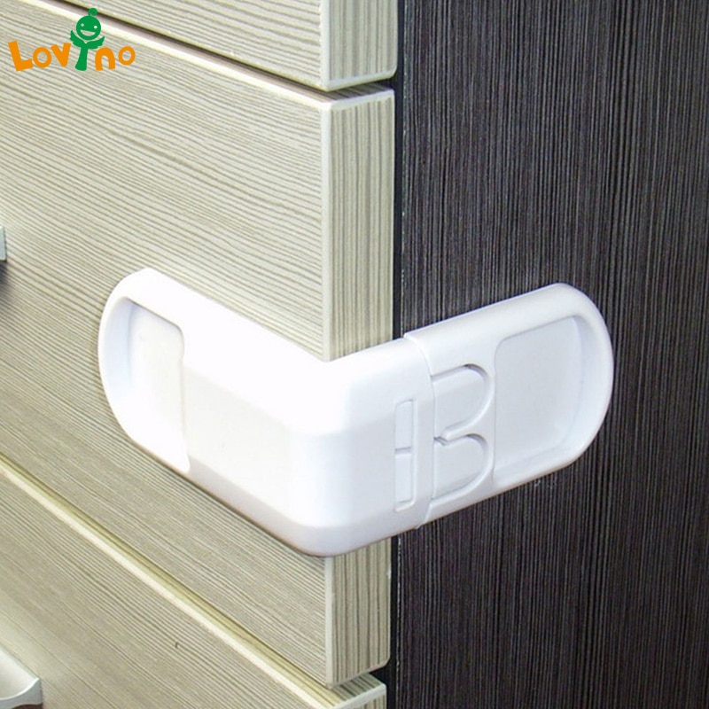 10pcs Baby Safety Invisible Security Drawer Lock No Punching Children  Protection Cupboard Cabinet Door Drawer Safety